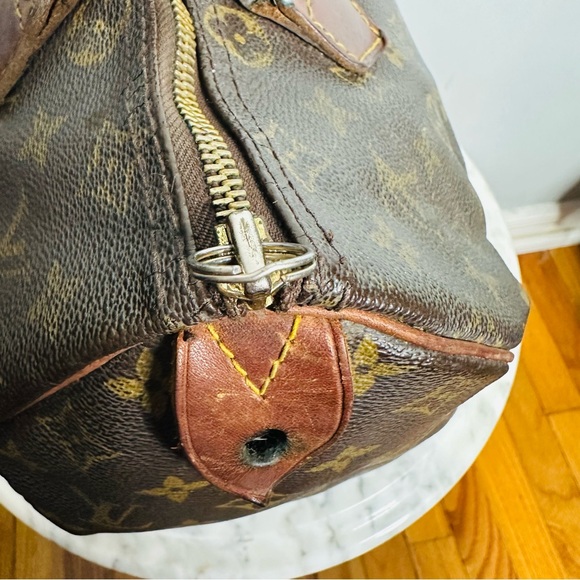 Vintage 80s Louis Vuitton Speedy WELL LOVED Chic Handbag - Picture 10 of 15